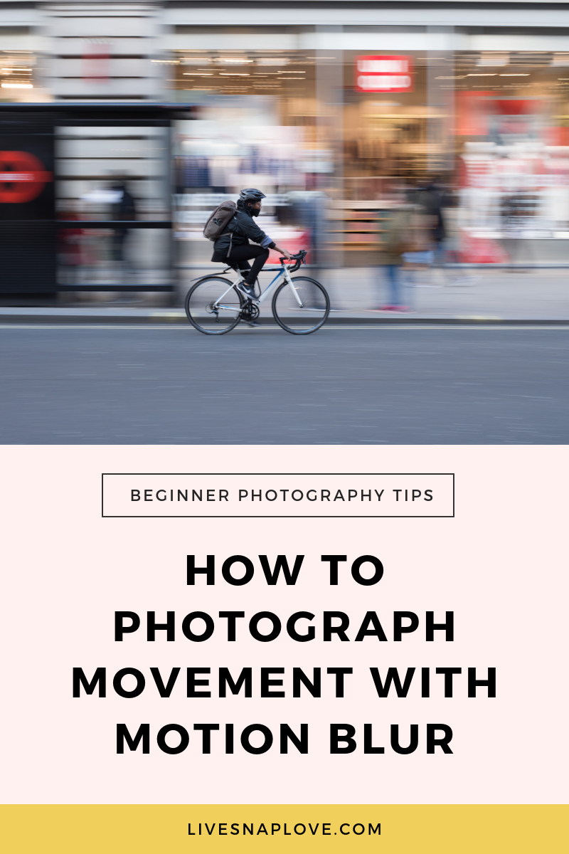 How to Photograph Movement with Motion Blur